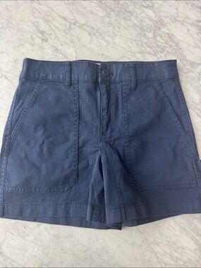 J. Crew Navy Cotton Utility Shorts